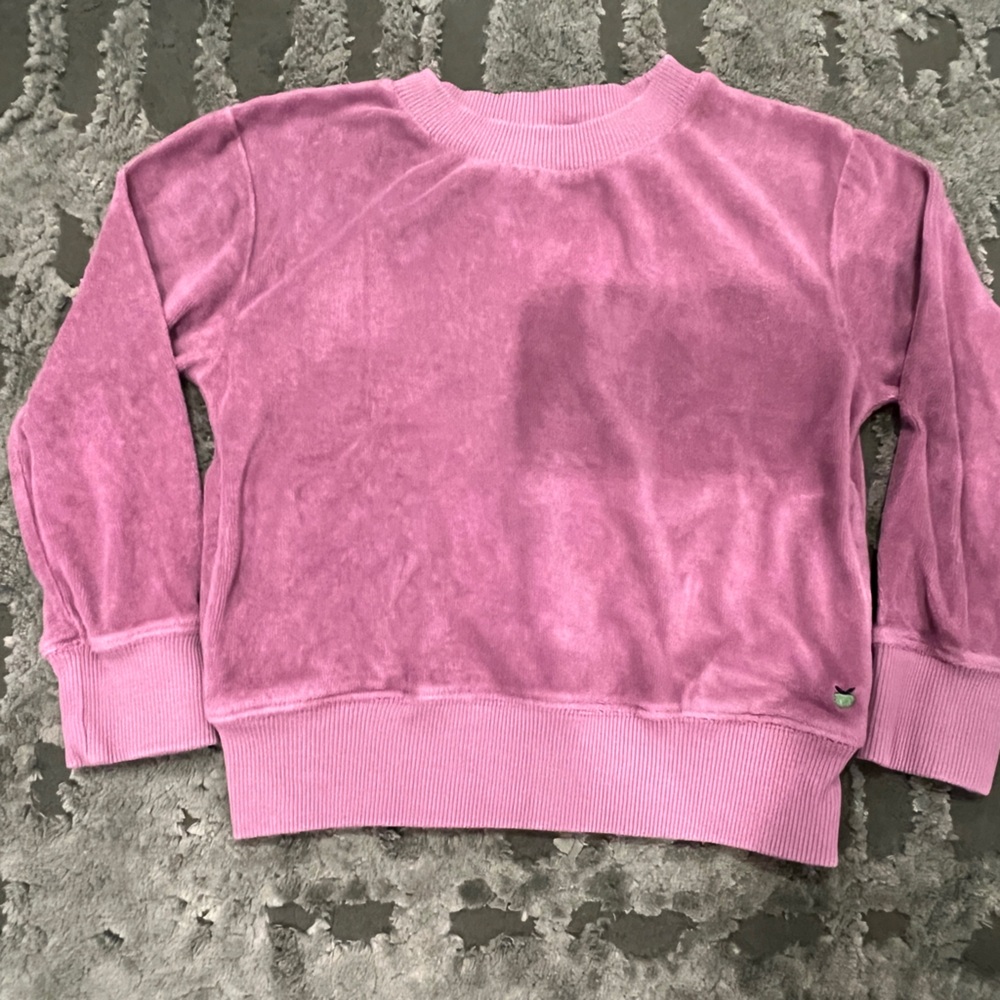 Purple terry Emile et Ida sweatshirt